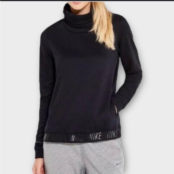 Nike Black Dri-FIT Sweatshirt Size Large - Picture 1 of 7